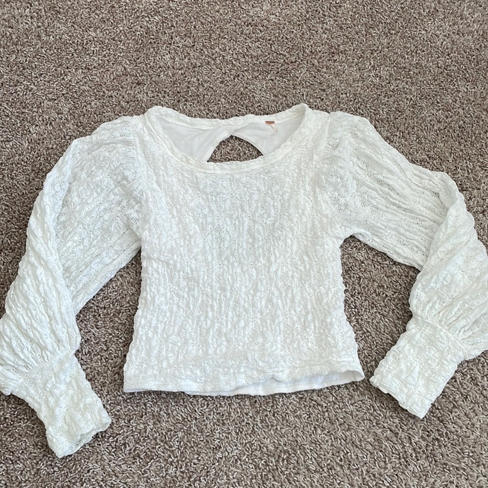 Free People White Shirt